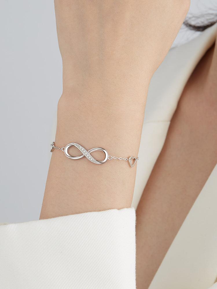 Sterling Silver Infinity Bracelet | Daily Wear