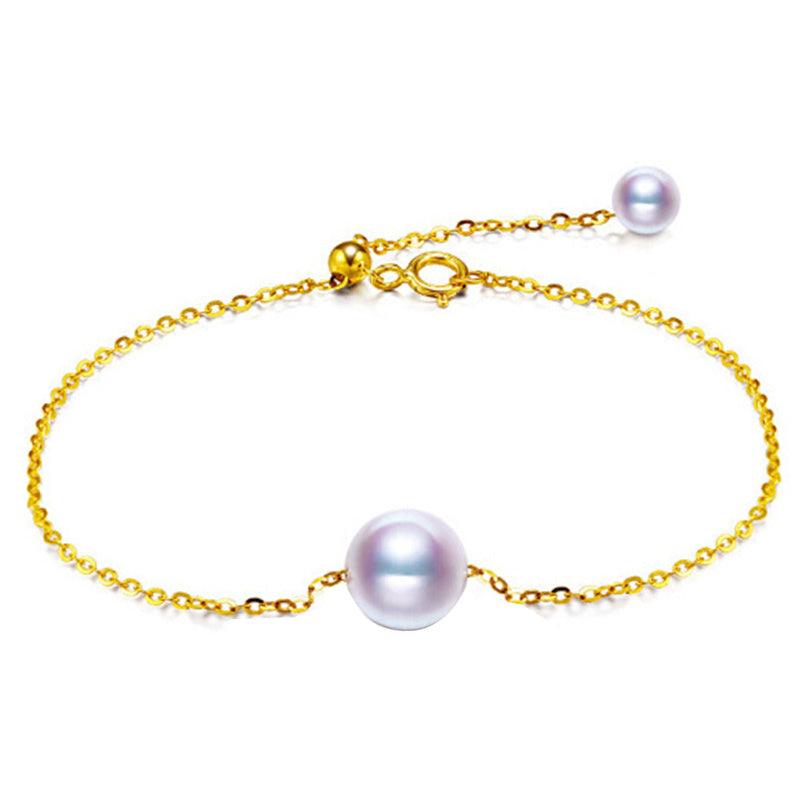 Japanese Akoya Sea Pearl Single Bracelet | Daily Wear Seawater