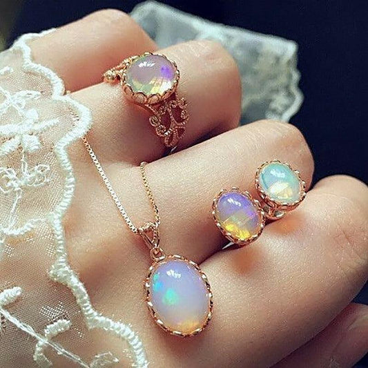 Dazzling Gemstone Jewelry Set | Party Collection A
