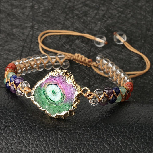 Agate Natural Beaded Bracelet | Yoga Collection