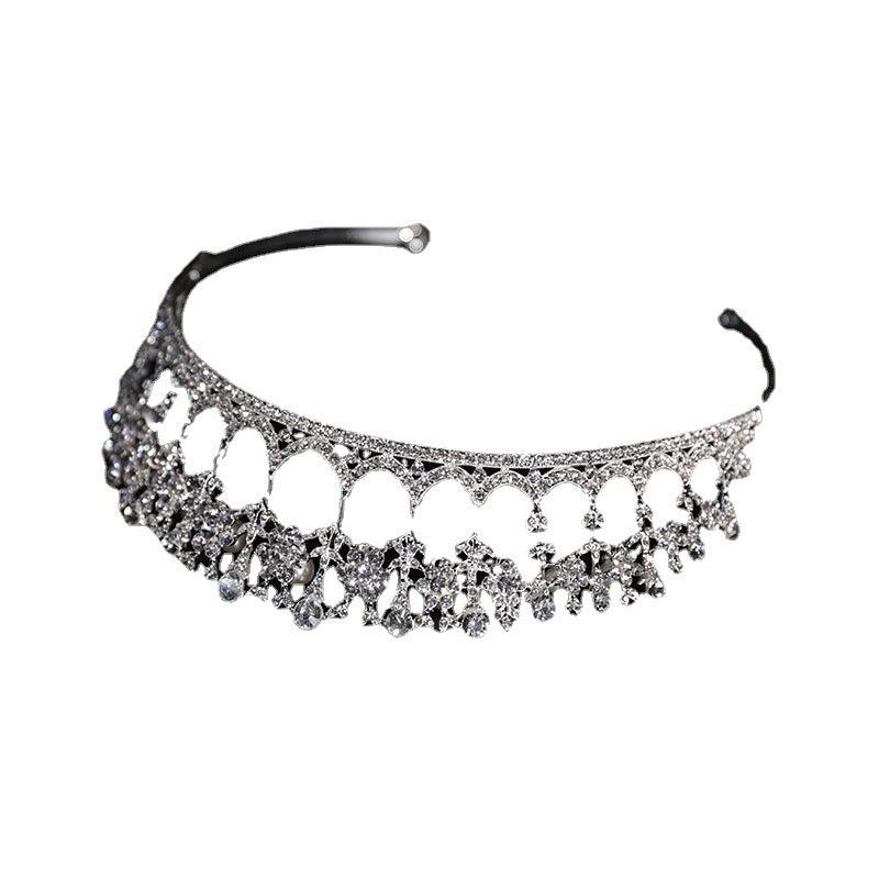 Pearl Diamond Electric Galvanized Crown | Bride Jewelry