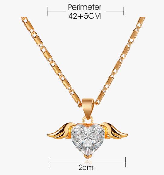 Heart Wings Elegant Necklace | Fashion Wear