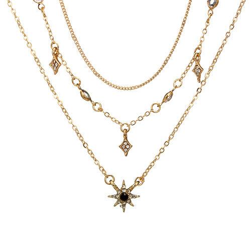 Multi-layer Star Pendant Handmade Necklace | Daily Jewelry