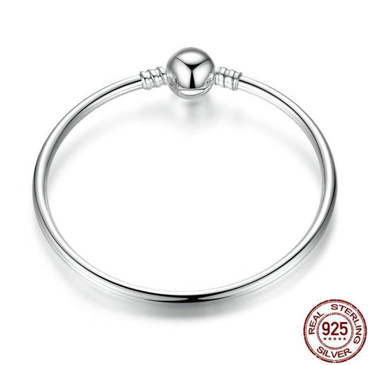 Simple Snake Bone Bracelet in 925 Sterling Silver | Daily Wear