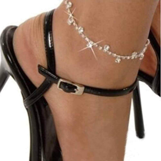 Water Drop Party Anklet | Fashion Wear Diamond Anklet