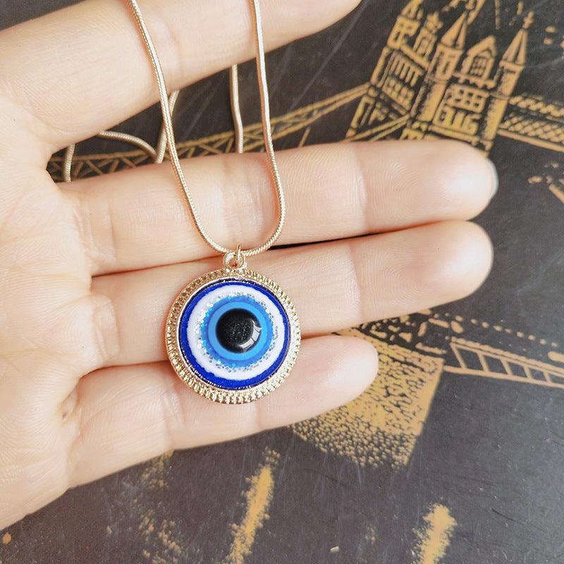 Blue Eye Pendant Necklace | Daily Wear