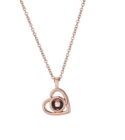 Nano Pendant Necklace - Daily Wear Rose Gold Necklace