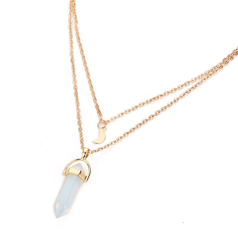 Celestial Goddess Necklace | Fashion Jewelry White