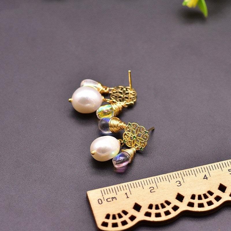 Natural Baroque Edison Pearl Earrings | Daily Wear