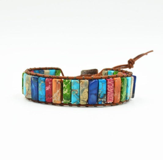 Imperial Colored Hand-woven Bracelet | Yoga Collection Boyfriend