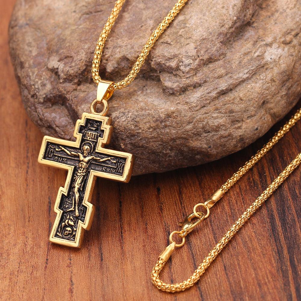 Cross Jesus Pendant Necklace | Daily Wear