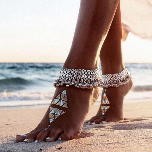 Boho Bell Beads Anklets | Beach Wear