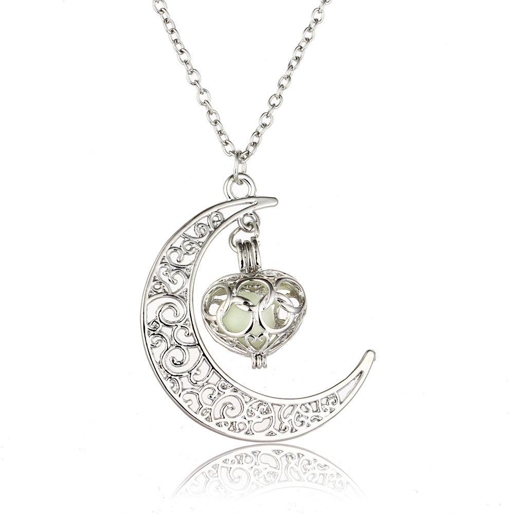 Hollow Moon & Heart Choker Necklace | Fashion Wear