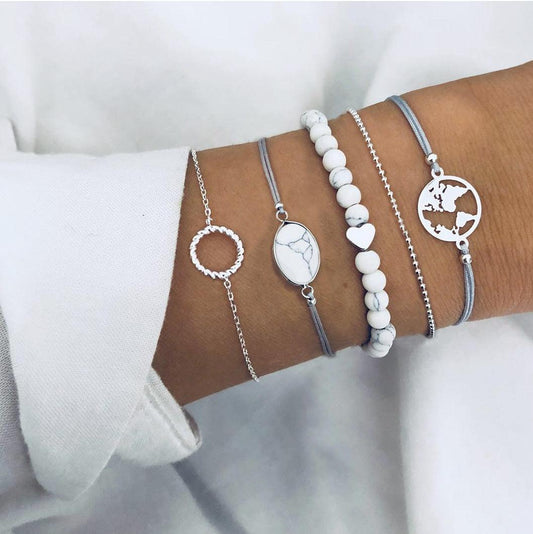 Elegant Love Bracelet Set | Fashion Jewelry