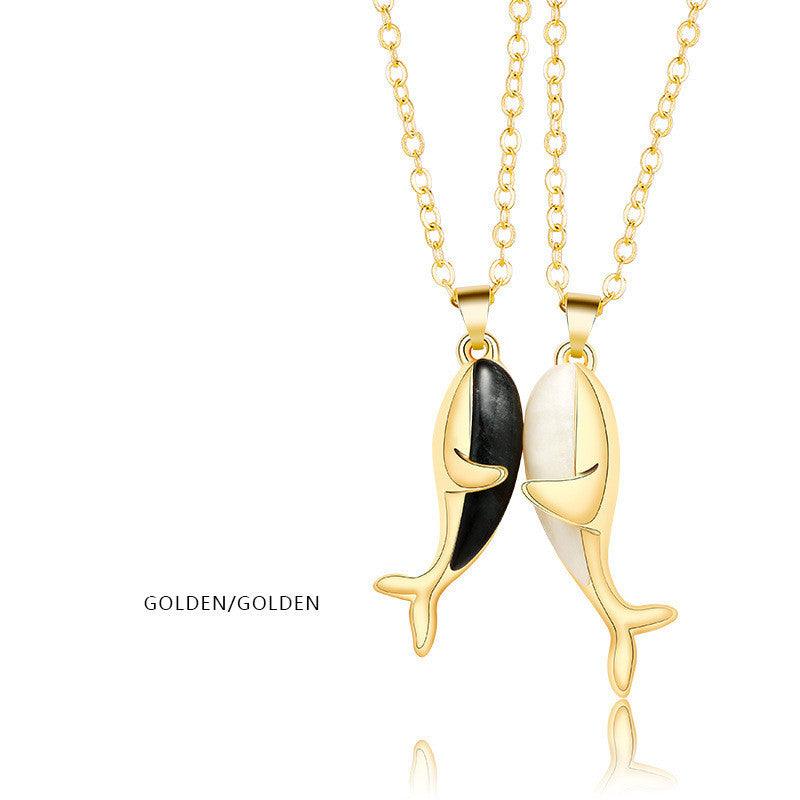 Magnetic Palm Couple Necklace F