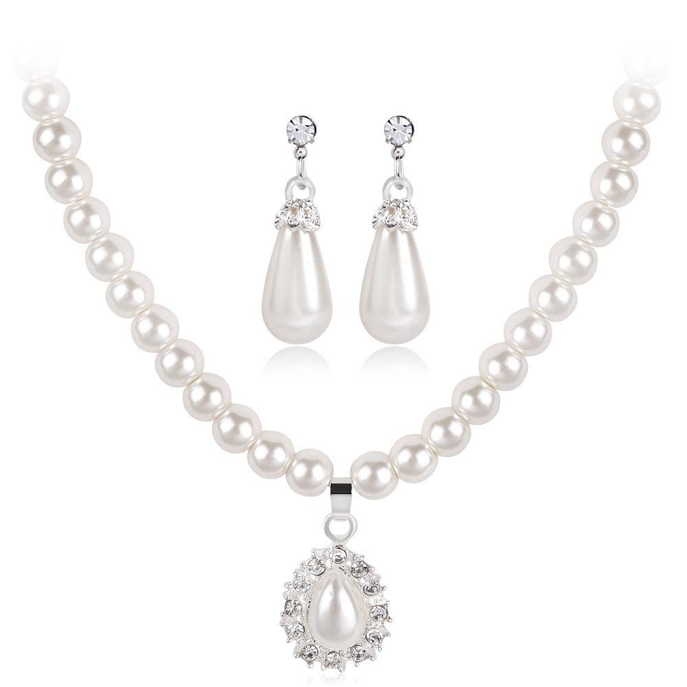 Timeless Pearl Necklace Set | Fashion Wear Photo Color