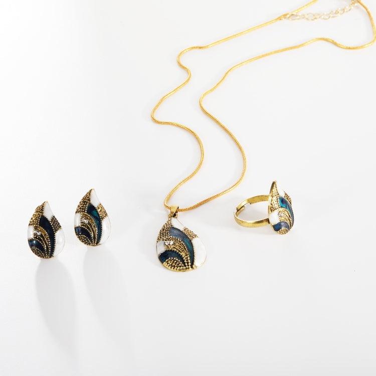 Dazzling Water Drop Jewelry Set