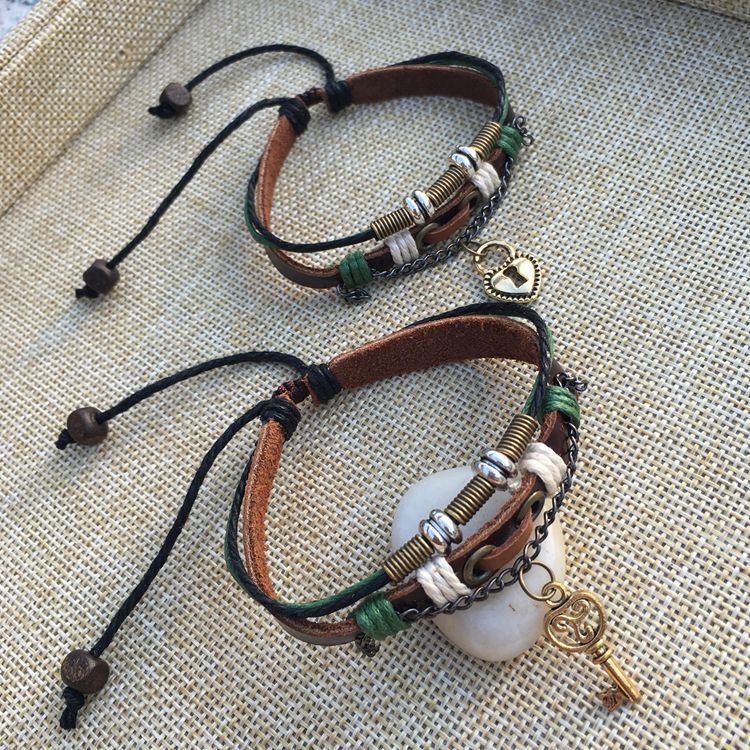 Vintage Hand-woven Ethnic Couple Bracelet | Daily Wear