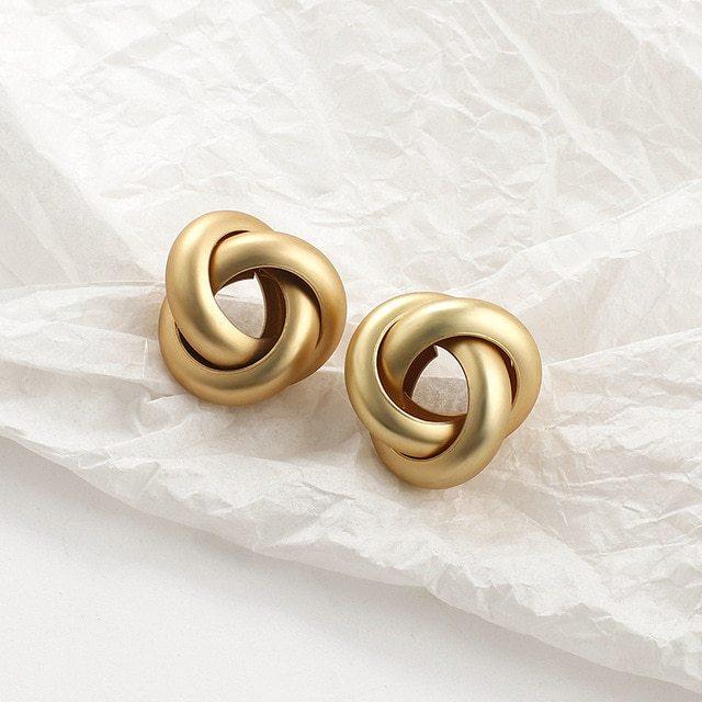 Sweet Earrings Set | Trendy Fashion Collection Gold B