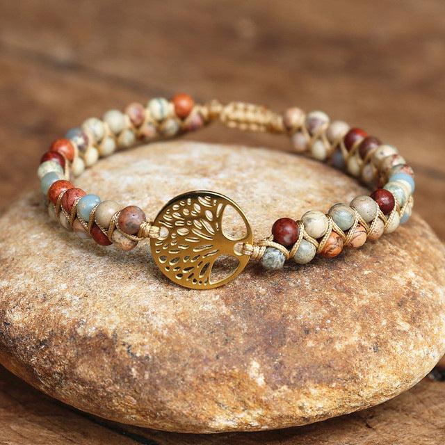 Agate Hand-woven Beads Yoga Bracelet | Yoga Collection P