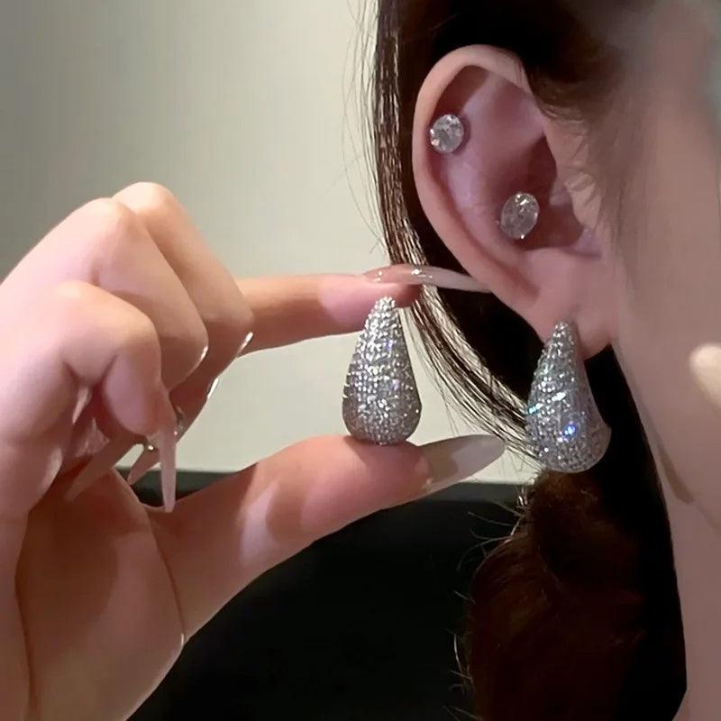 Vintage Chunky Dome Drop Earrings