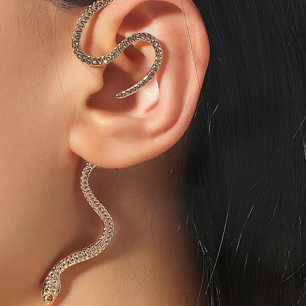 Vintage Snake Ear Non Pierced Earring | Party Wear