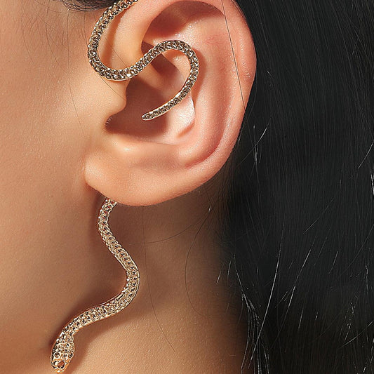 BoldlyBeautiful - Vintage Snake Ear Non Pierced Earring - BoldlyBeautiful