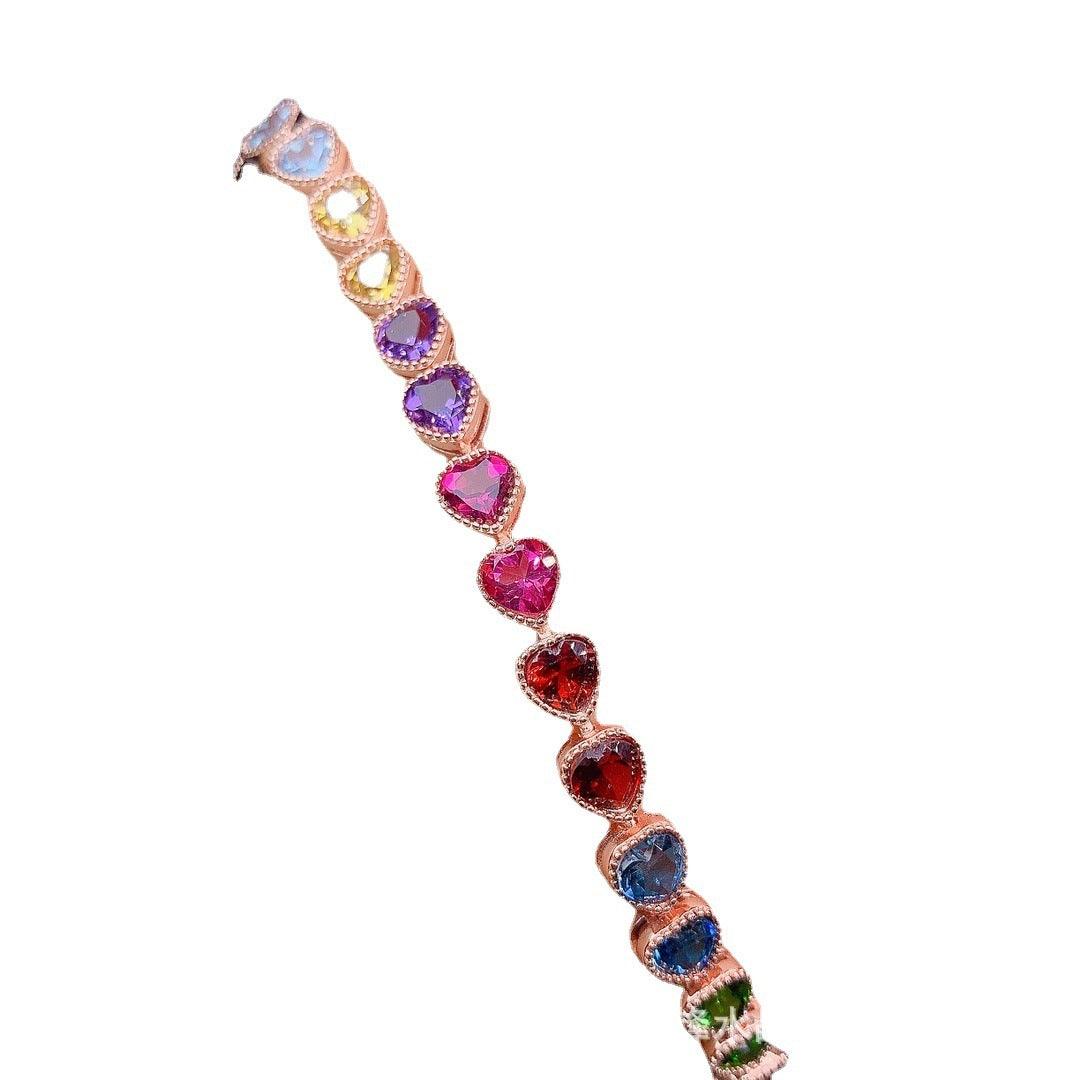 Natural Multicolor Crystal Bracelet | Daily Wear