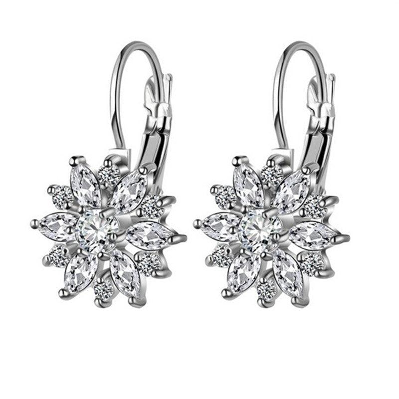 Sunflower Rhinestone Ear Jewelry | Daily Wear