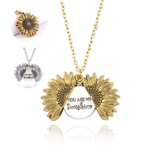 Sunshine Sunflower Necklace Women Jewelry