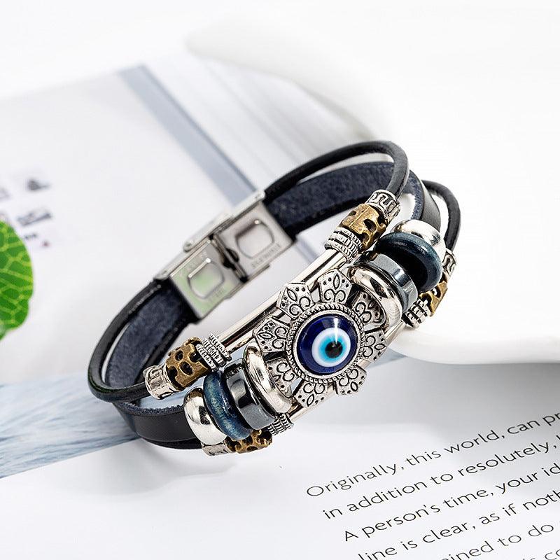 Turkish Blue Eye Alloy Bracelet | Fashion Jewelry