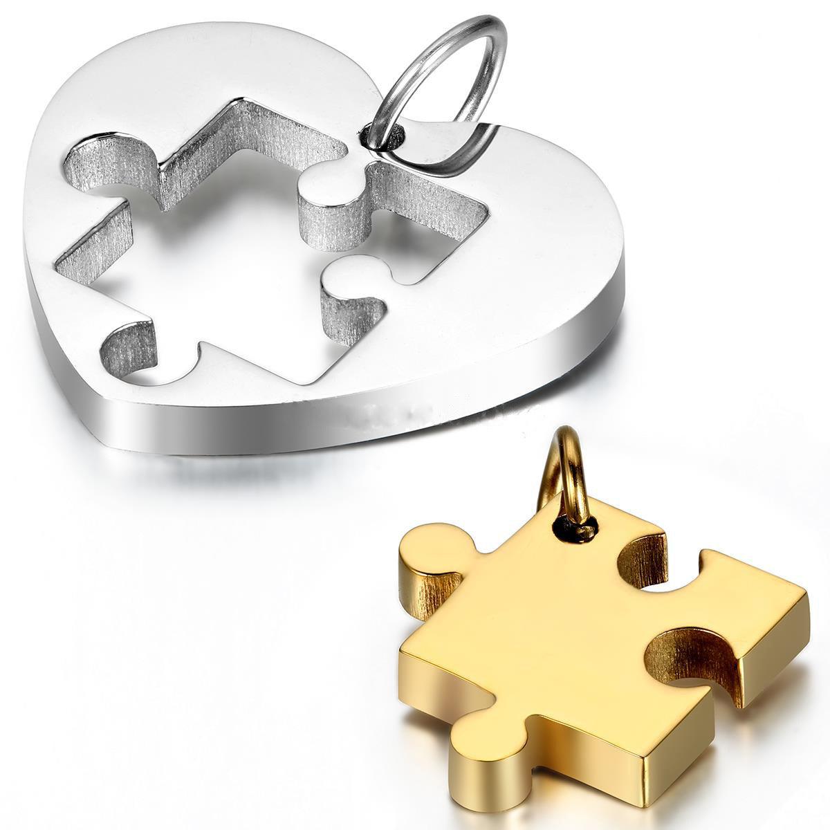Love Pendant Necklace | Couple Jewelry