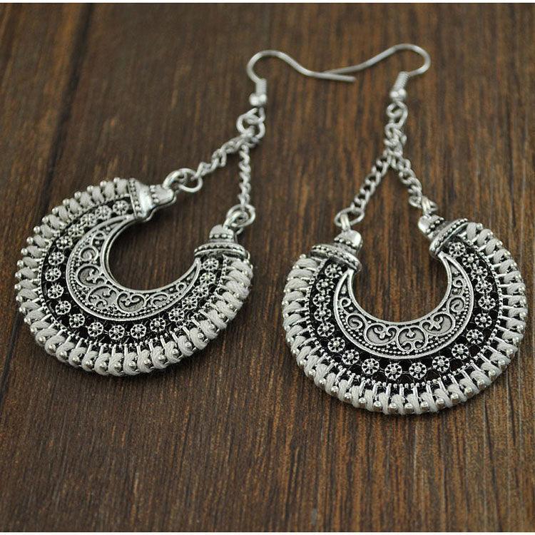 Bohemian Vintage Earrings White