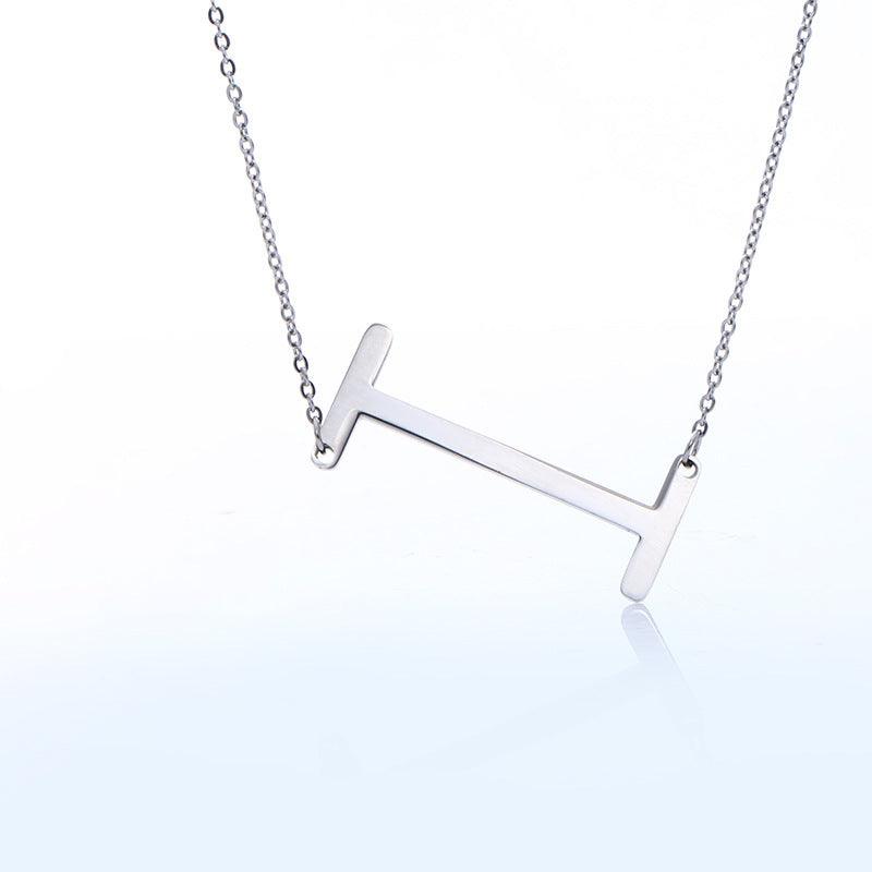 Initial Letter Pendant & Necklace | Gold Plated Silver I