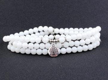 Lotus Life Tree Bracelet - Fashion Wear White jade life tree 21