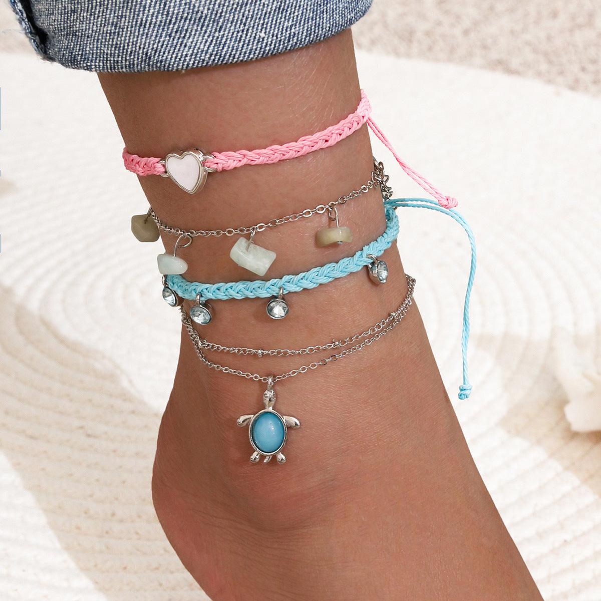 Hand-woven Love Anklets | Daily Wear A
