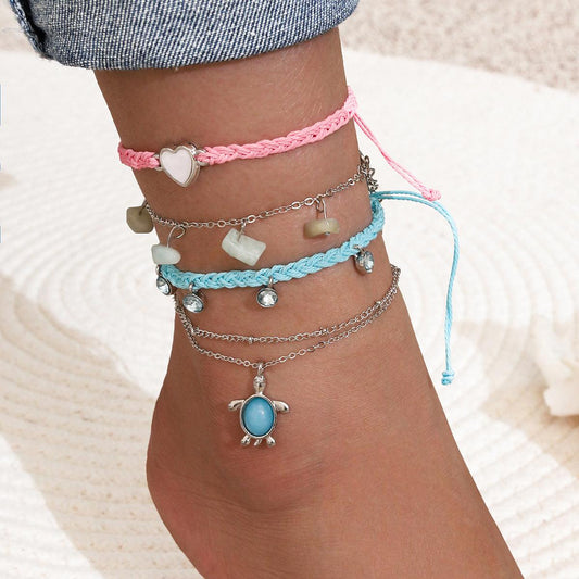 Hand-woven Love Anklets | Daily Wear A