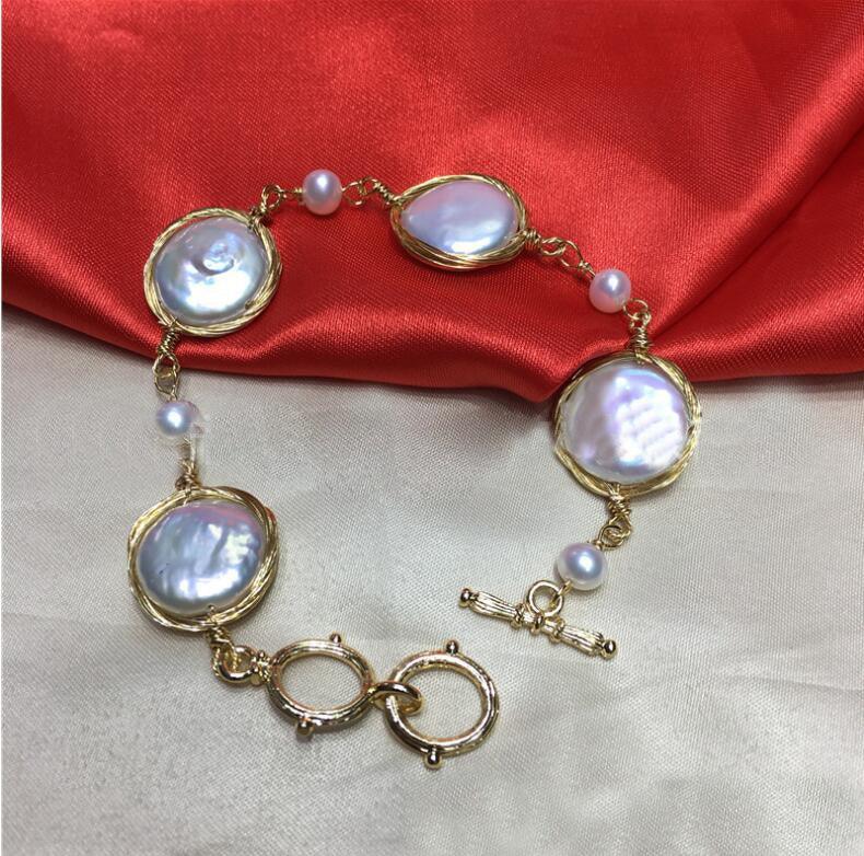 Elegant Pearl Bracelet | Party Collection Double Loop