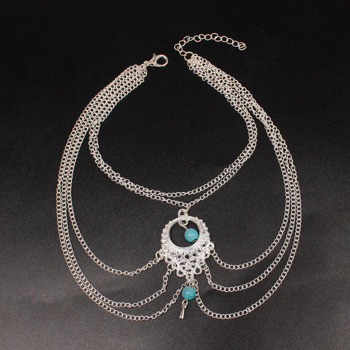 Bohemian Punk Vintage Multi Layered Anklet | Beach Collection