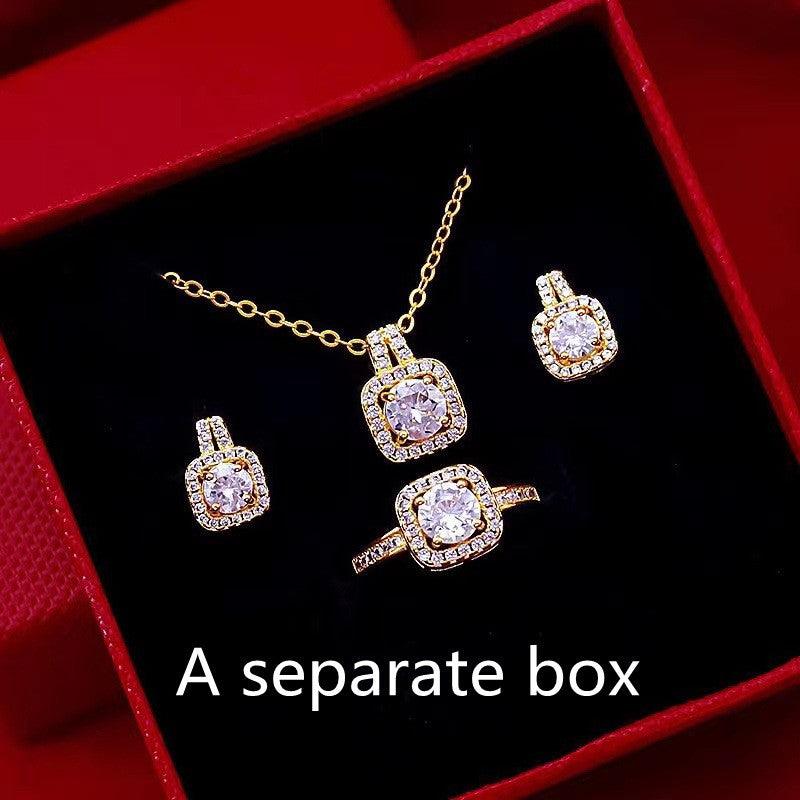 Zircon Choker Jewelry Set | Daily Wear Box