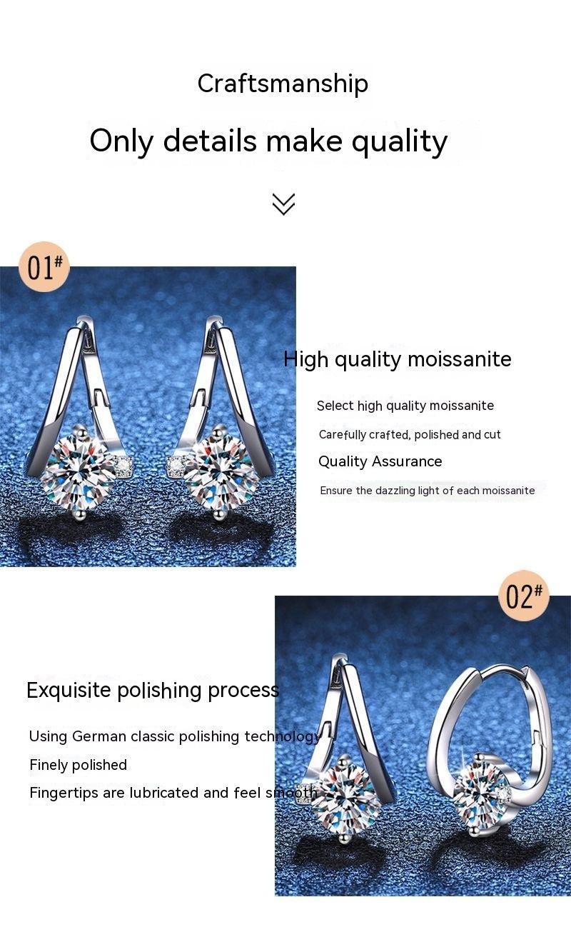 Moissanite Luxury Earrings