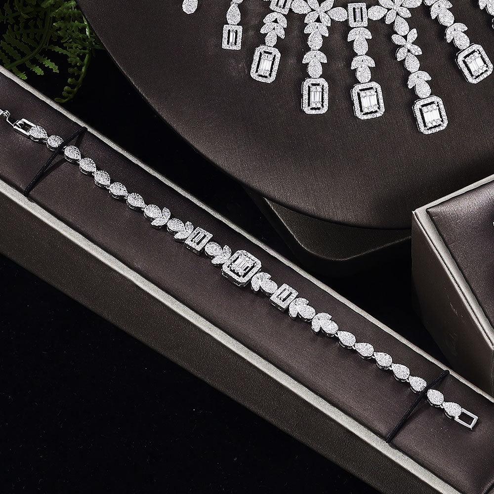 Crystal Gemstone Jewelry Set | Fashion Wear