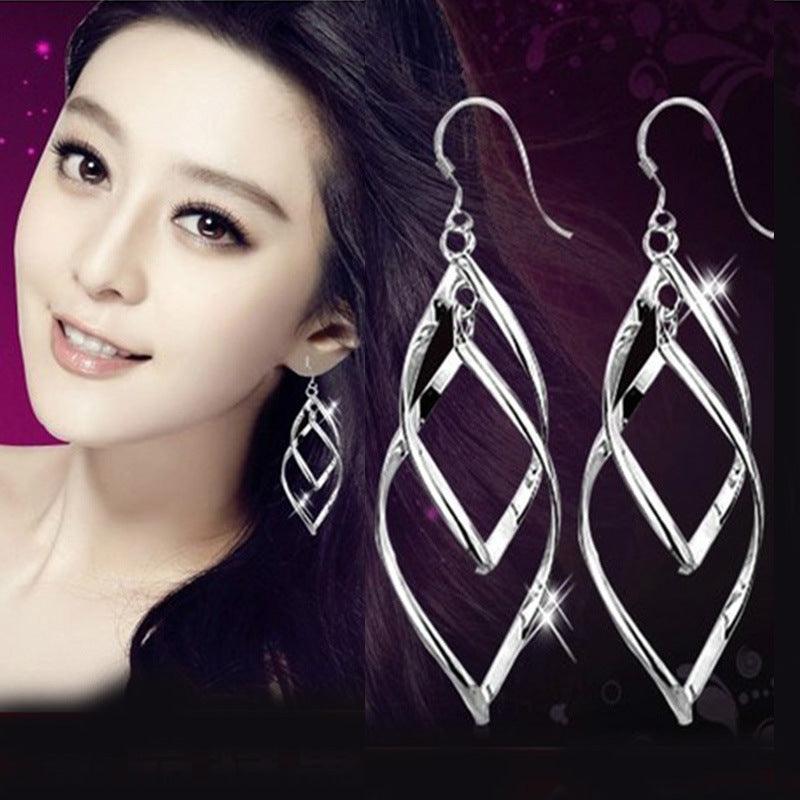 Tremella Silver Plated Leaf Earrings | Daily Wear