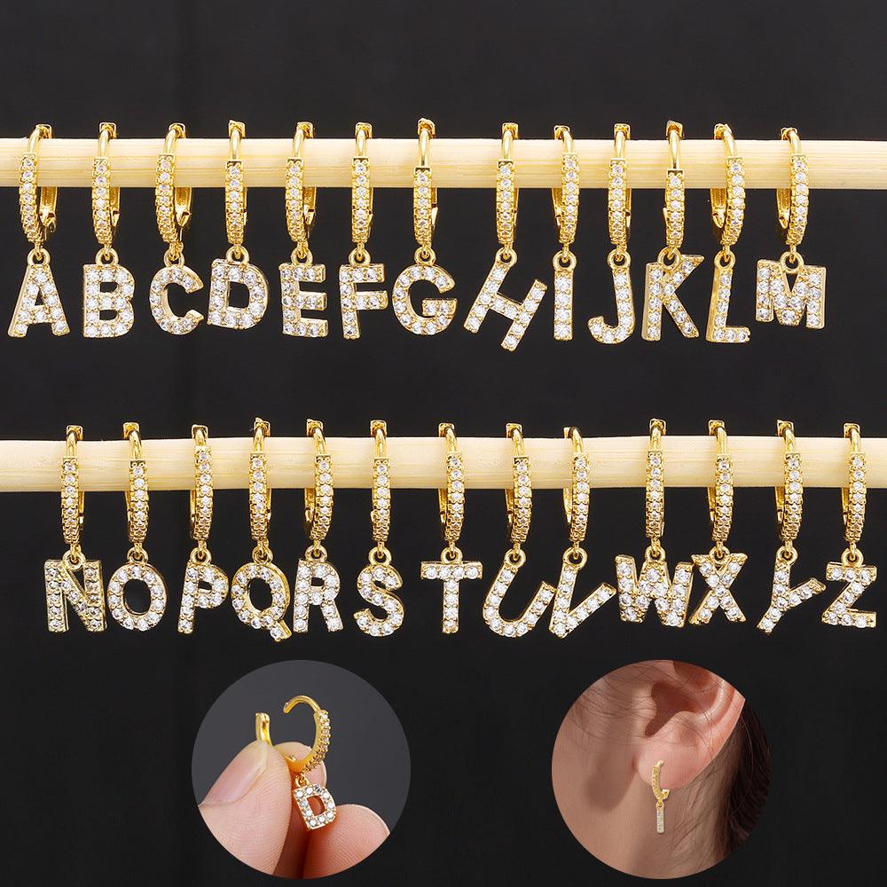 26 Letter Earrings | Daily Wear