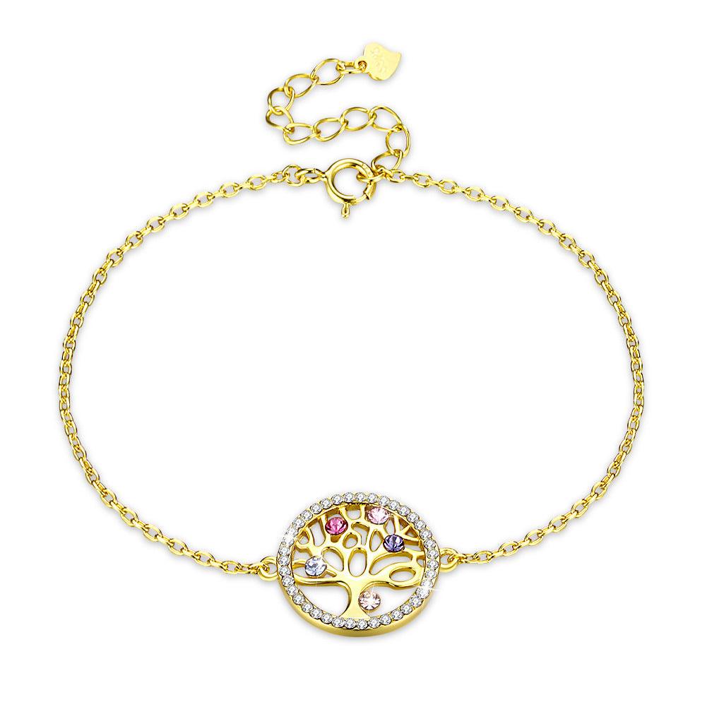 Sterling Silver Life Tree Bracelet | Fashion Collection Gold 925 Silver
