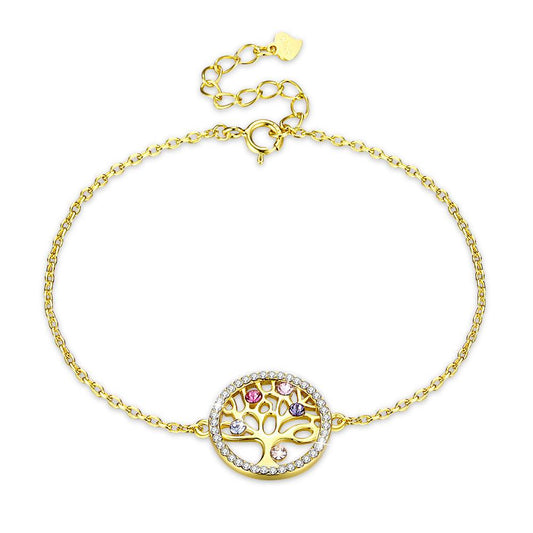 Sterling Silver Life Tree Bracelet | Fashion Collection Gold 925 Silver