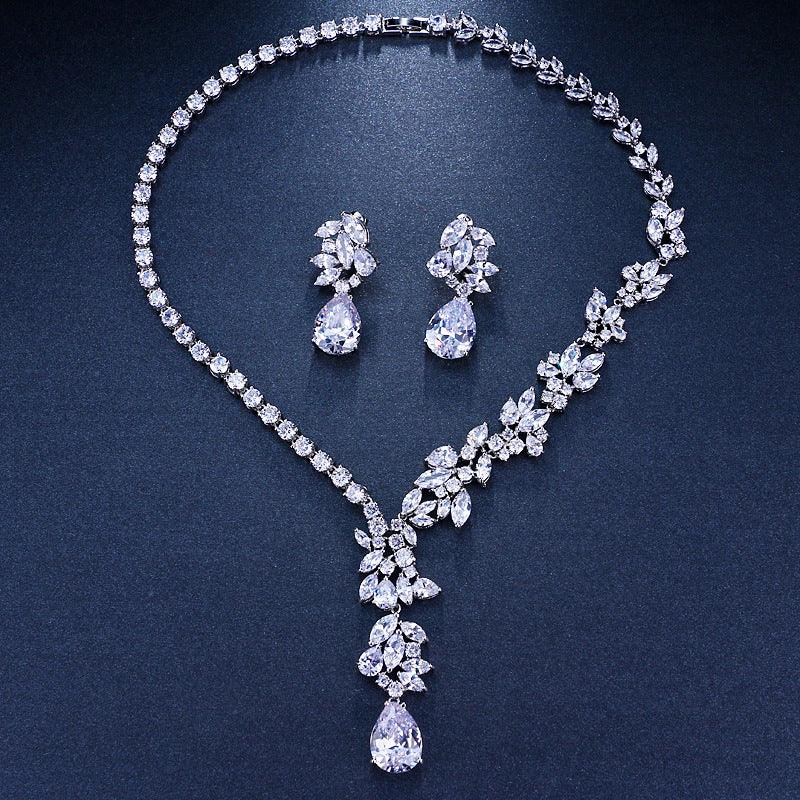 Water Drop Zircon Bridal Suit | Wedding Collection