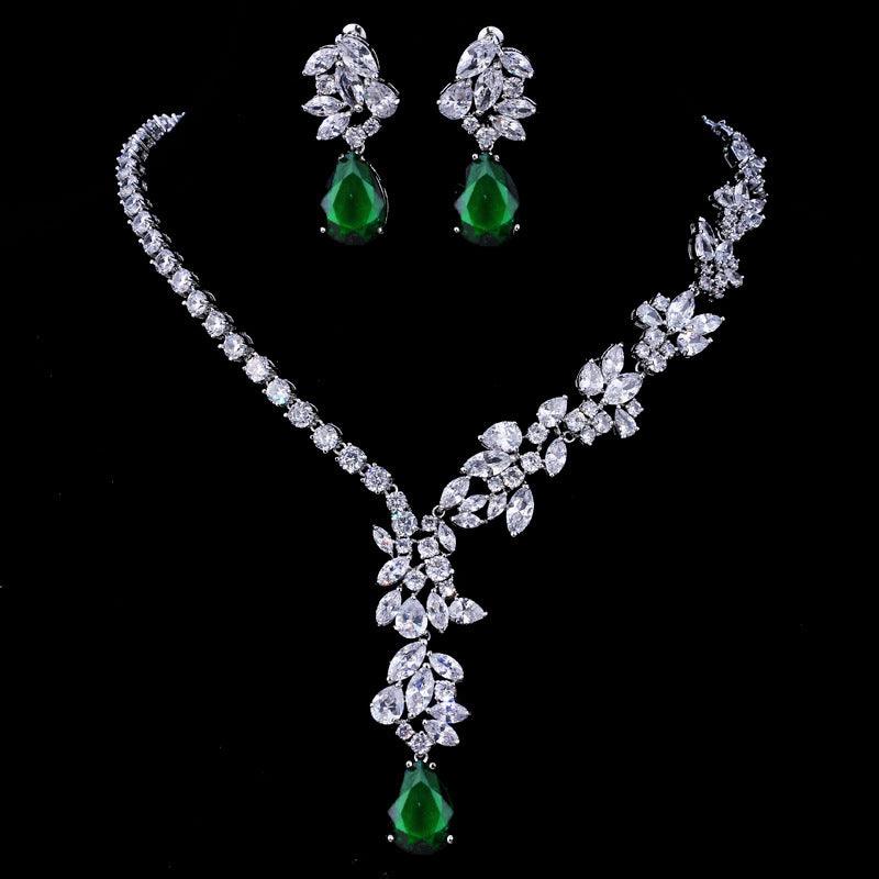 Water Drop Zircon Bridal Suit | Wedding Collection