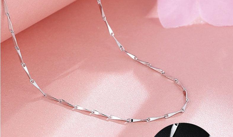 S925 Sterling Silver Necklace | Elegant Daily Jewelry 3style