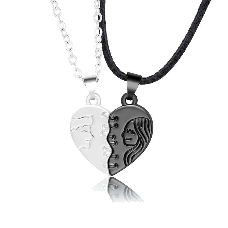 Magnetic Palm Couple Necklace G